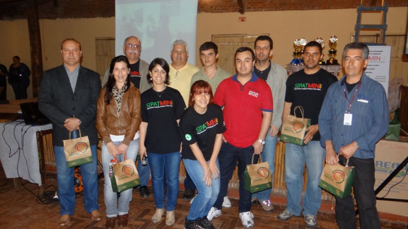 Vencedores receberam prêmios durante o almoço de encerramento da SIPAT
